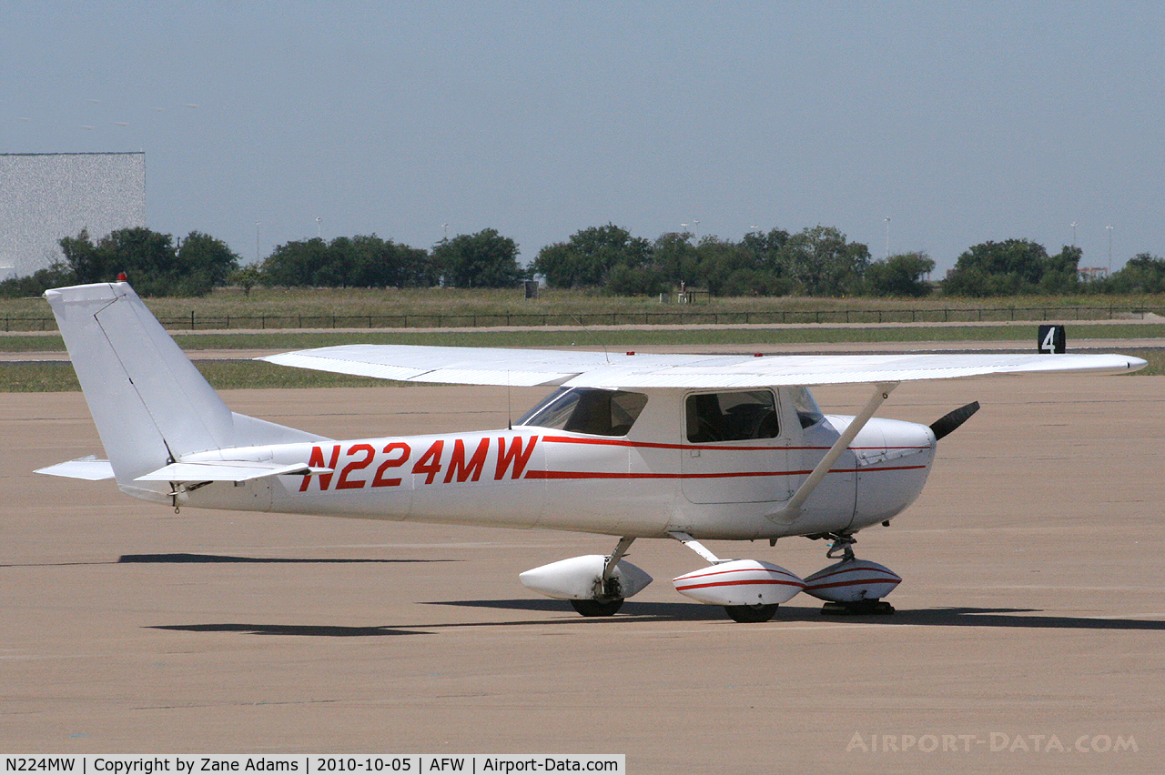 N224MW, 1969 Cessna 150J C/N 15071117, At Alliance Airport - Fort Worth, TX