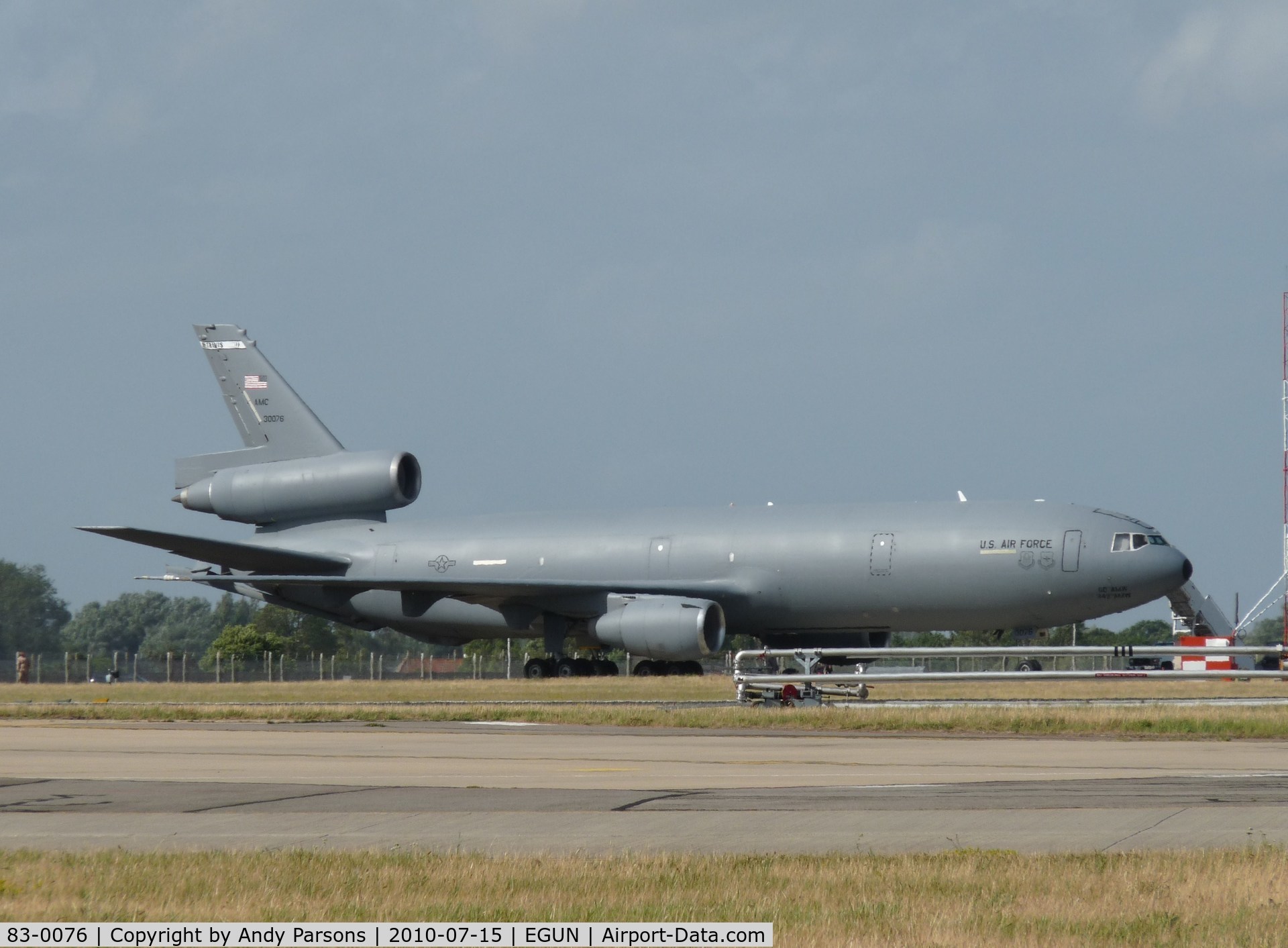 83-0076, 1983 McDonnell Douglas KC-10A Extender C/N 48217, 60 Amw KC10 at Mildenhall