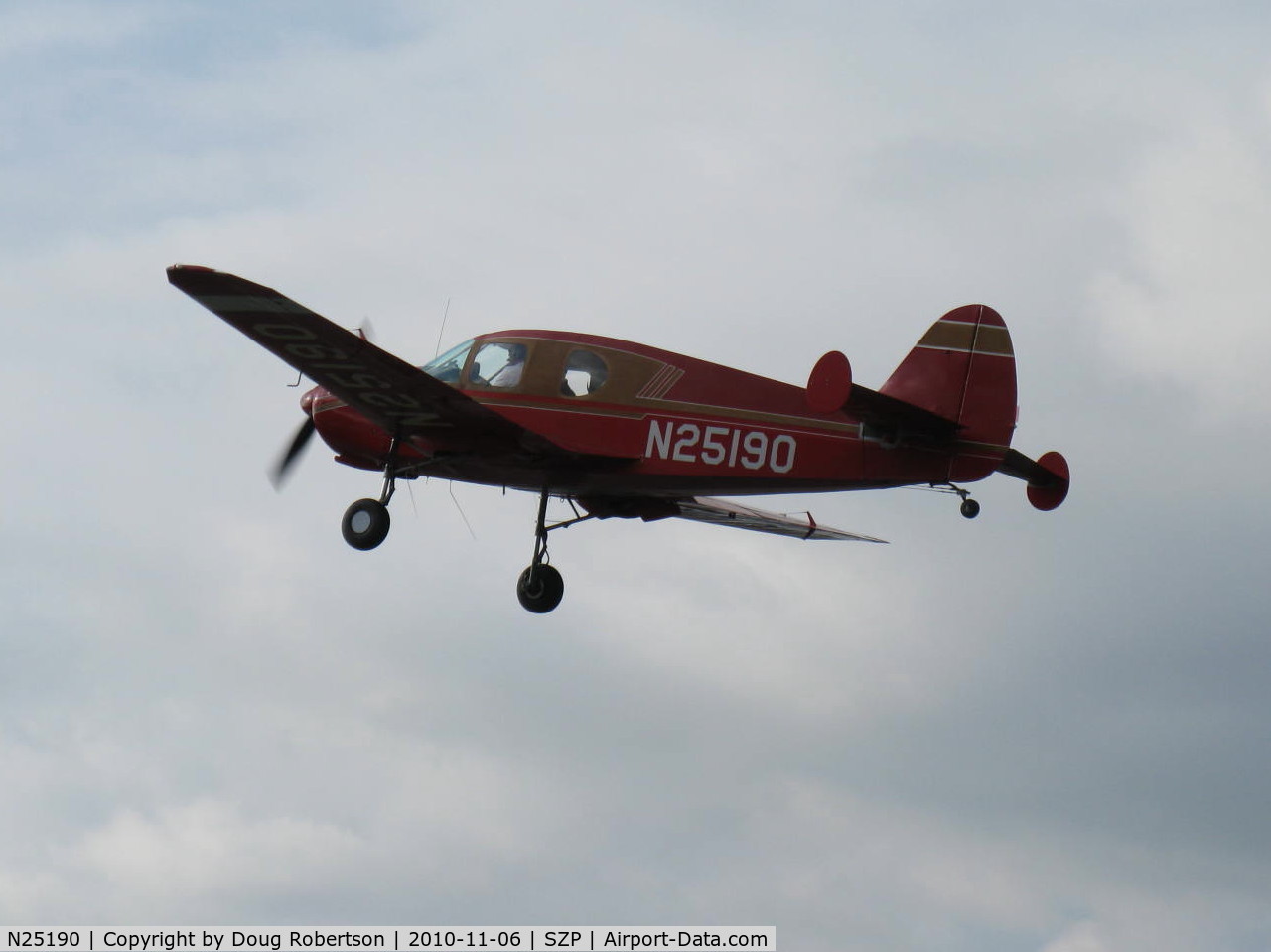 N25190, 1940 Bellanca 14-9 C/N 1011, 1940 Bellanca 14-9 CRUISAIR JUNIOR, Lycoming O&VO-360 180 Hp conversion from original Ken Royce LeBlond 90 Hp radial, Experimental class-NOT! FAA Error, takeoff climb Rwy 22