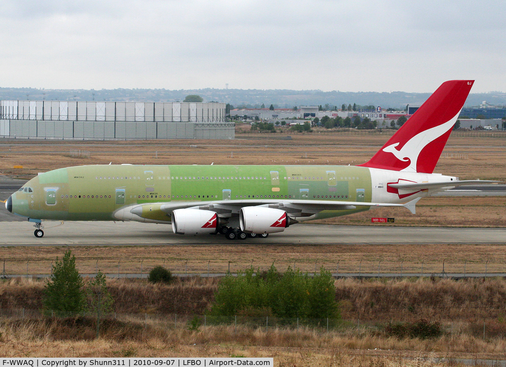 F-WWAQ, 2010 Airbus A380-842 C/N 062, C/n 0062 - For Qantas