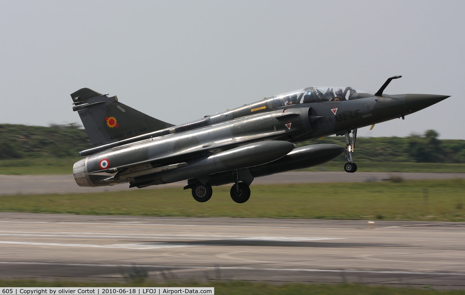 605, Dassault Mirage 2000D C/N 397, Orleans AB airshow 2010