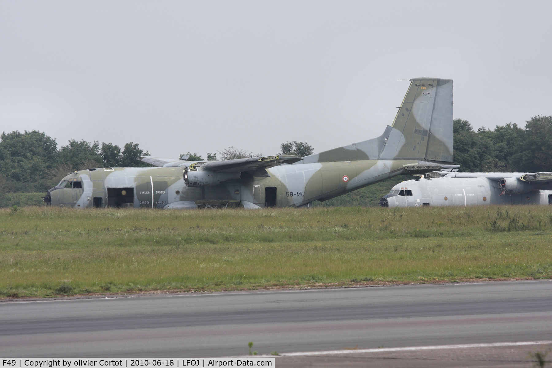 F49, Transall C-160F C/N F49, unlikely to fly again...