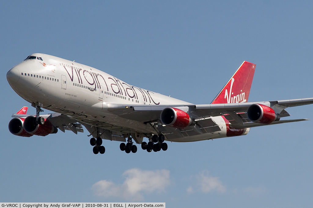 G-VROC, 2003 Boeing 747-41R C/N 32746, Virgin Atlantic 747-400