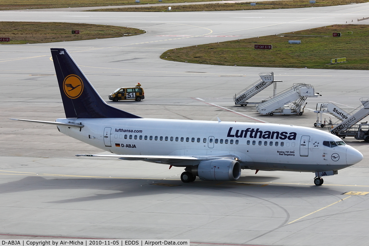 D-ABJA, 1991 Boeing 737-530 C/N 25270, Lufthansa, Aircraft Name: Bad Segeberg