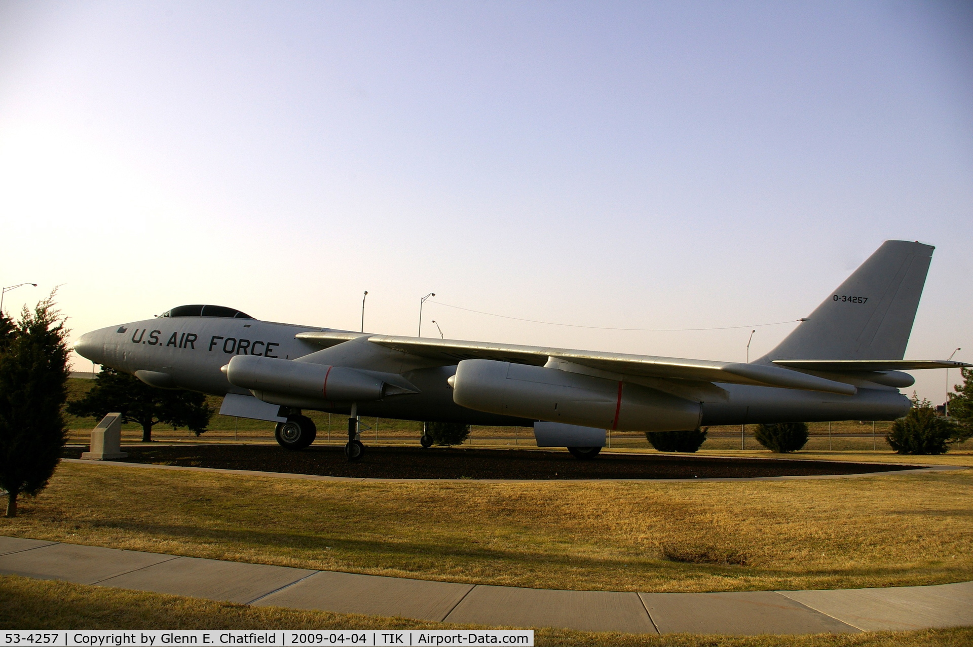 53-4257, 1953 Boeing RB-47E-45-BW Stratojet C/N 4501281, Heritage Collection at Tinker AFB, OK