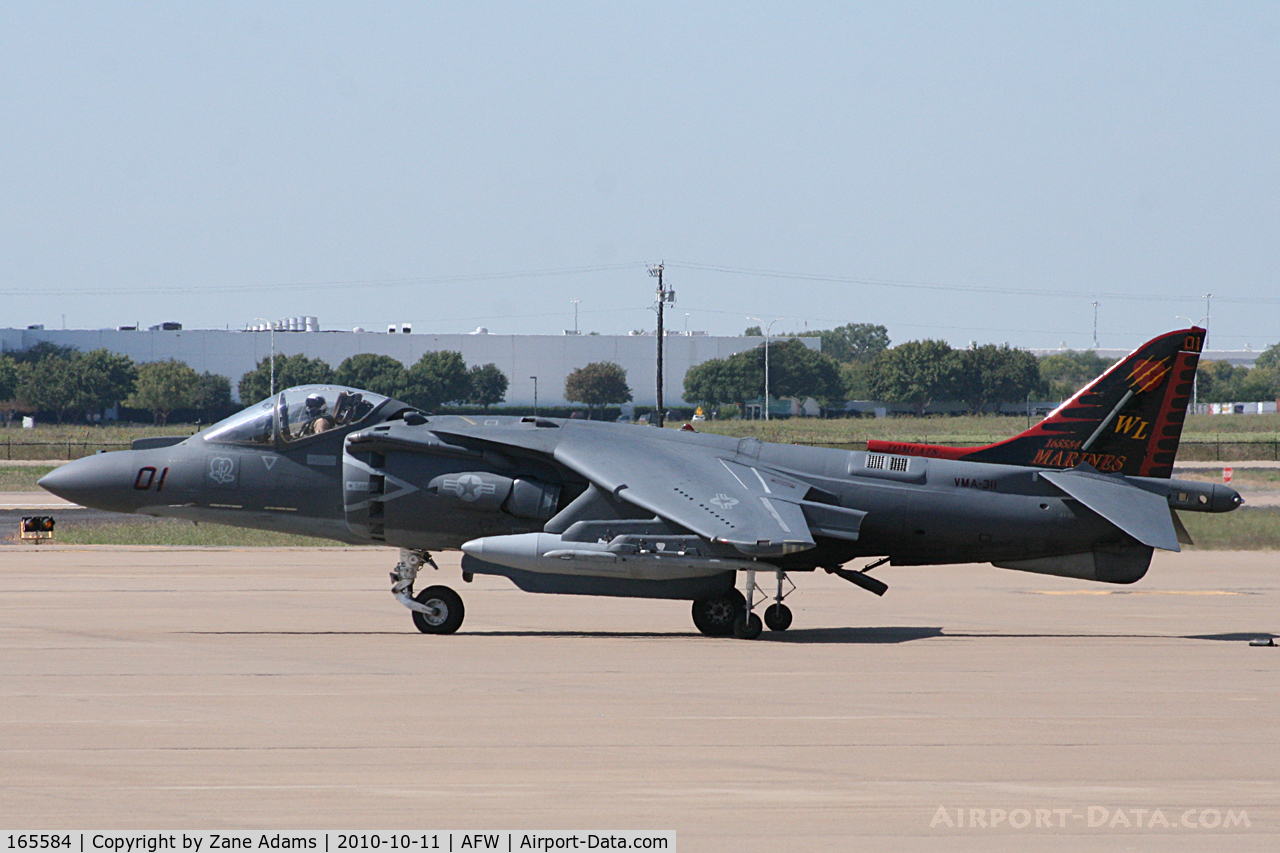 165584, Boeing AV-8B+(R)-27-MC Harrier II Plus C/N B321, At Alliance Airport - Fort Worth, TX