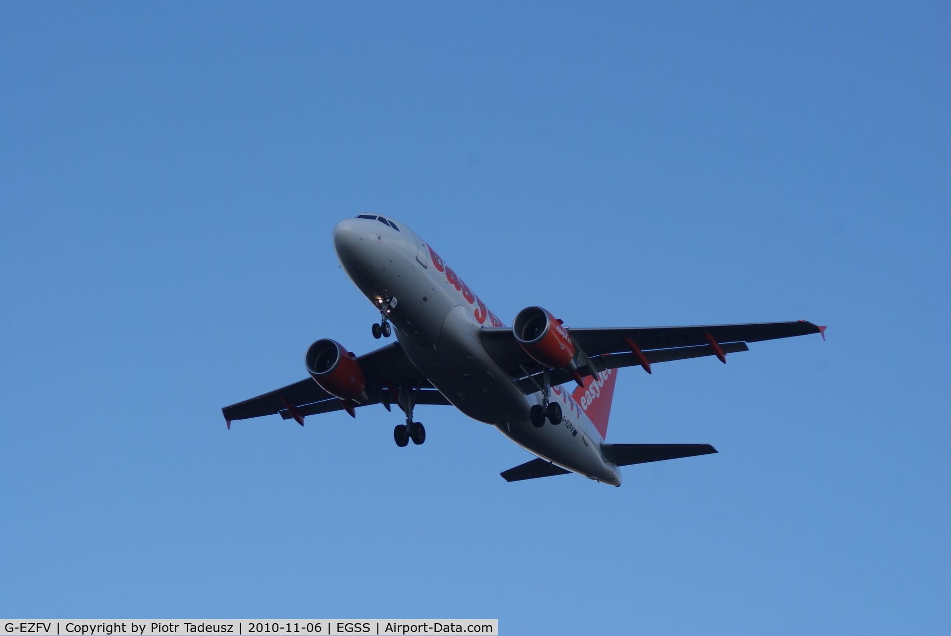 G-EZFV, 2010 Airbus A319-111 C/N 4327, EGSS