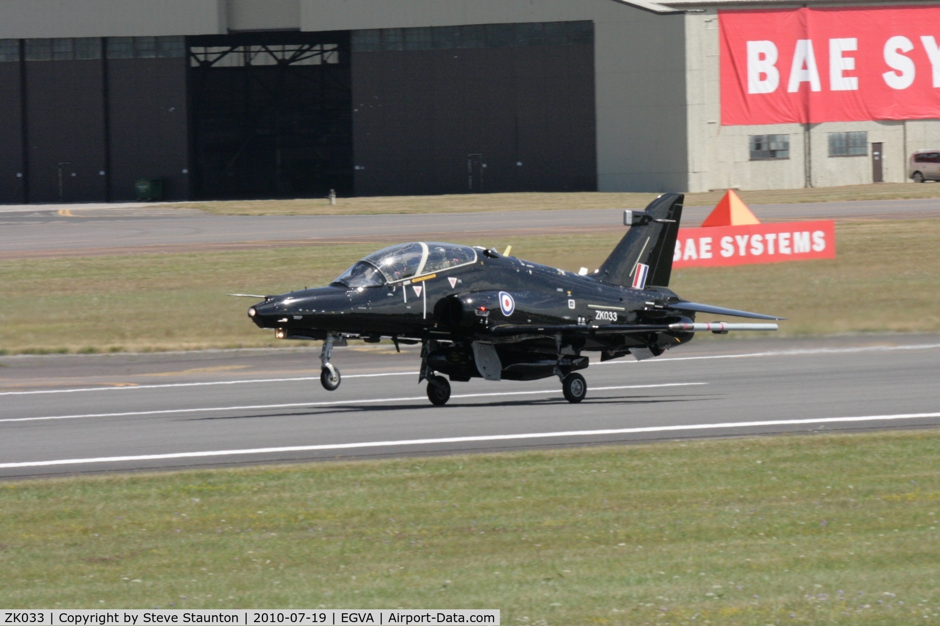 ZK033, 2010 British Aerospace Hawk T2 C/N RT024/1262, Taken at the Royal International Air Tattoo 2010
