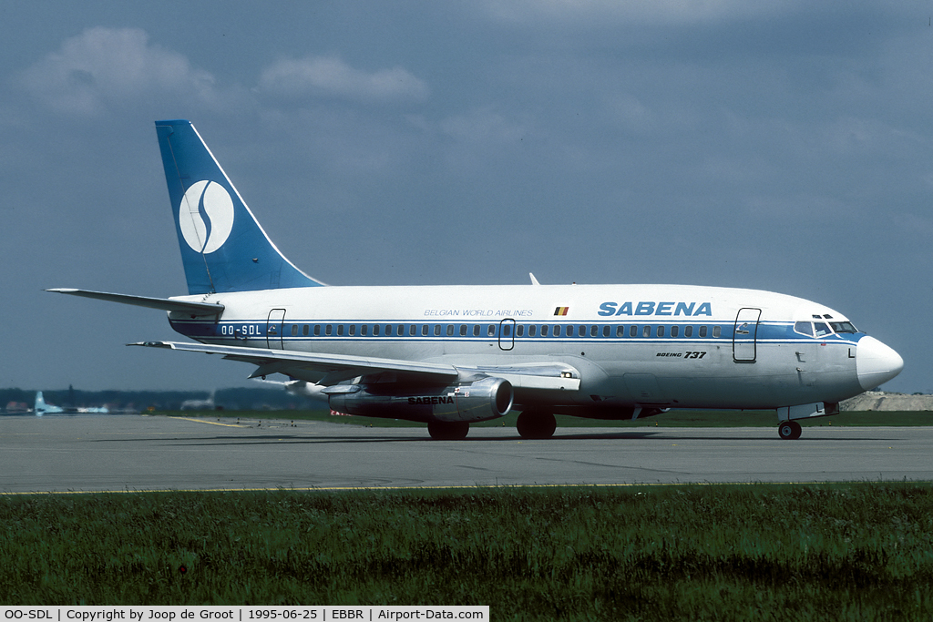 OO-SDL, 1975 Boeing 737-229 C/N 21136, When Sabena was still alive...