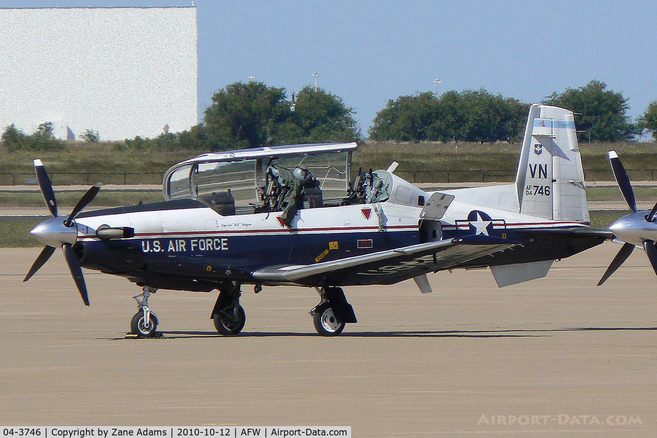 04-3746, Raytheon T-6A Texan II C/N PT-298, At Alliance Airport - Fort Worth, TX