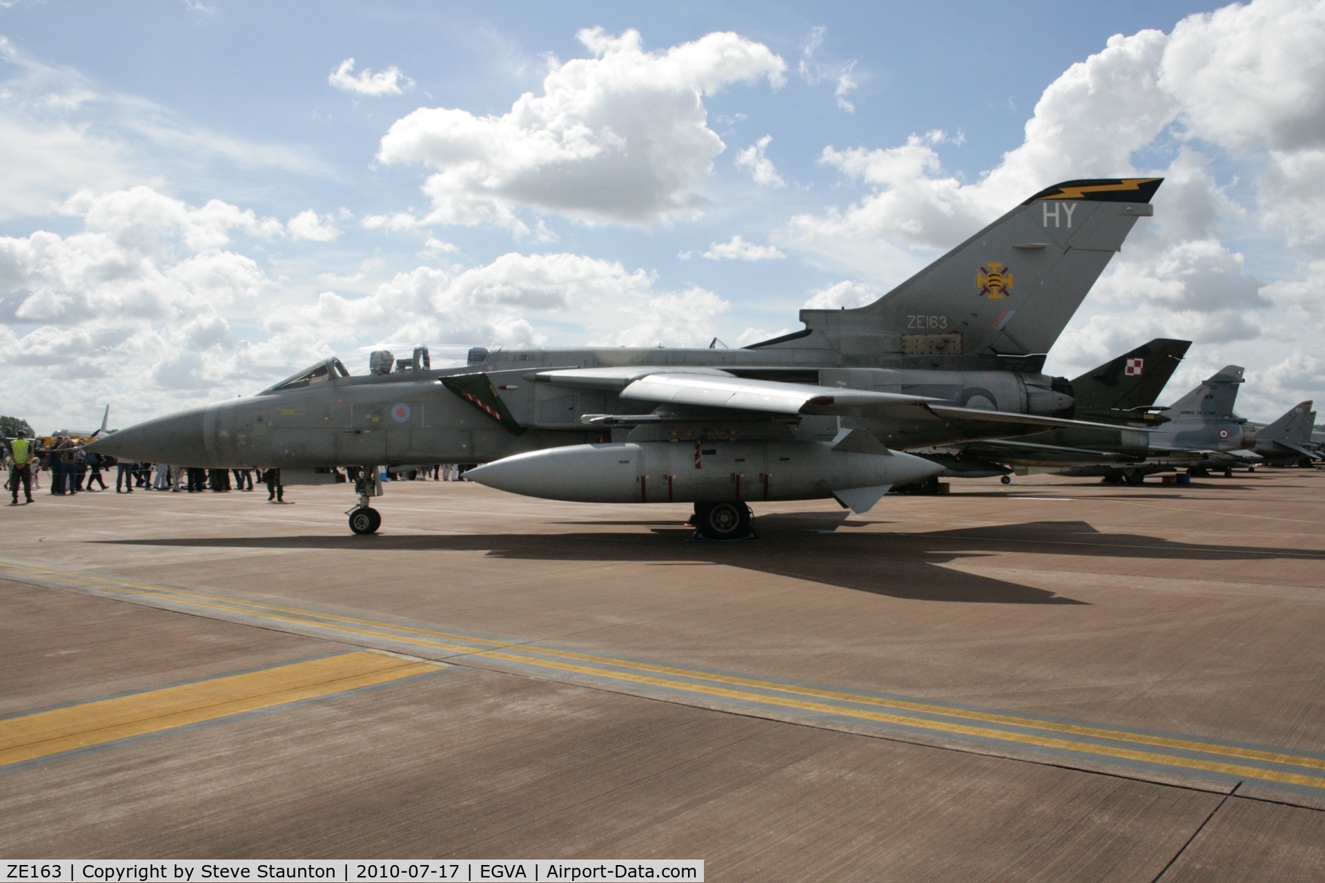ZE163, 1987 Panavia Tornado F.3 C/N 529/AT012/3238, Taken at the Royal International Air Tattoo 2010