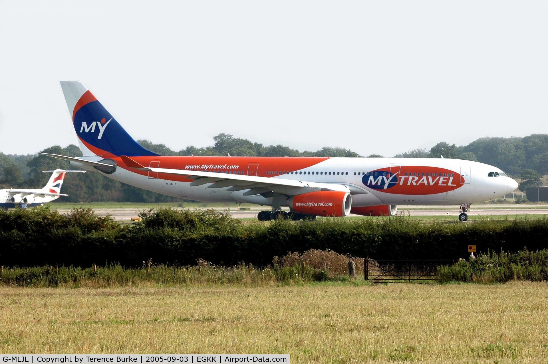 G-MLJL, 1999 Airbus A330-243 C/N 254, Gatwick, Line up for RNY. 08  September 2005