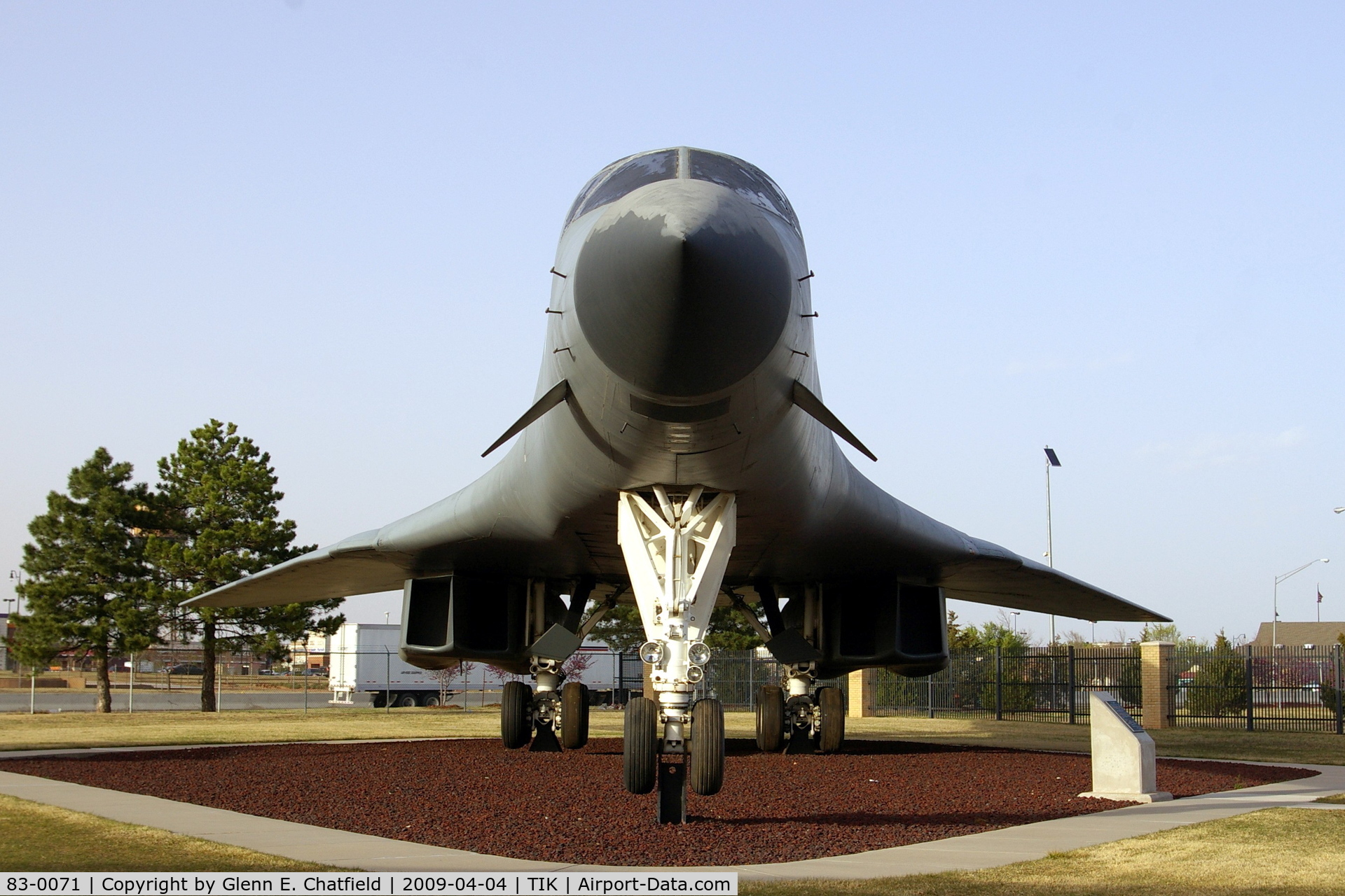 83-0071, 1983 Rockwell B-1B Lancer C/N 8, Heritage Collection at Tinker AFB, OK