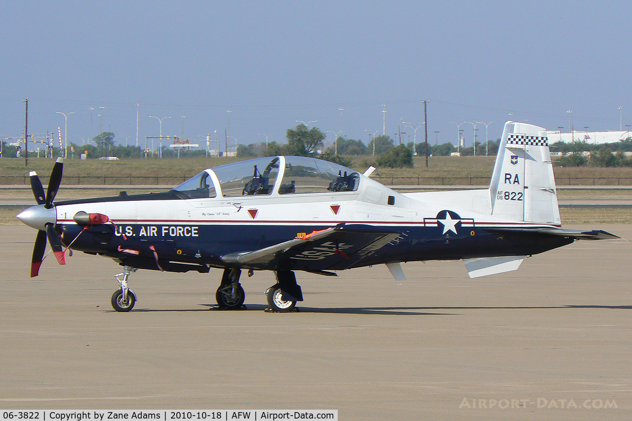 06-3822, 2006 Raytheon T-6A Texan II C/N PT-377, At Alliance Airport - Fort Worth, TX