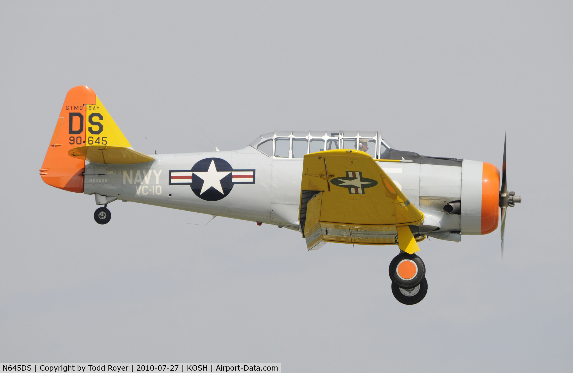 N645DS, 1944 North American SNJ-5 Texan Texan C/N 88-17678, EAA AIRVENTURE 2010