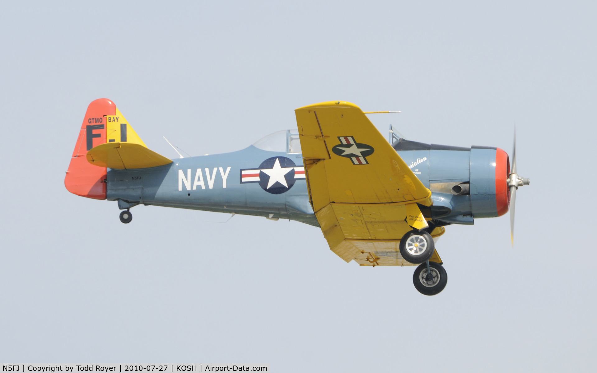 N5FJ, North American AT-6 C/N 88-14705, EAA AIRVENTURE 2010