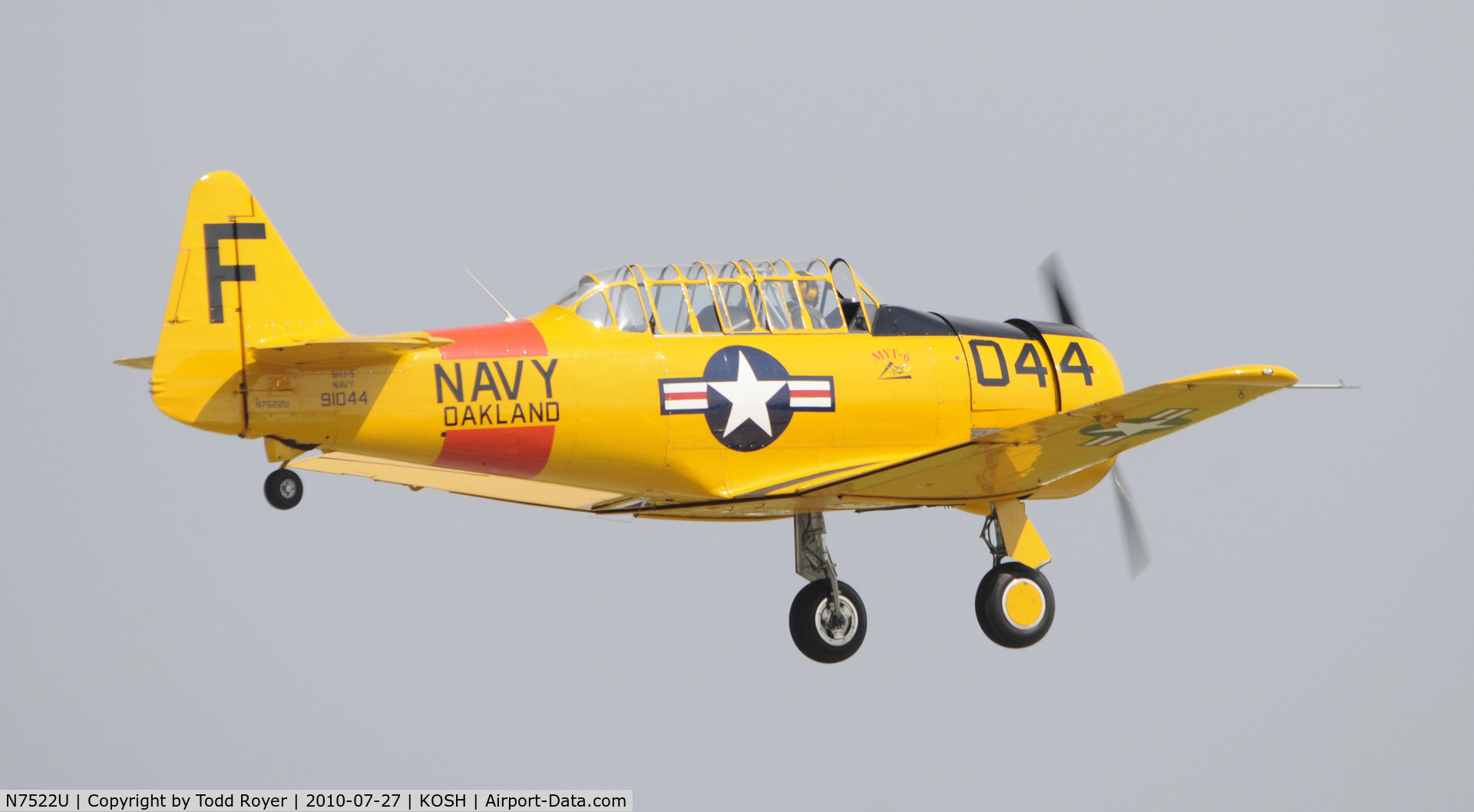 N7522U, 1952 Canadian Car & Foundry Harvard MK IV C/N CCF4-214, EAA AIRVENTURE 2010