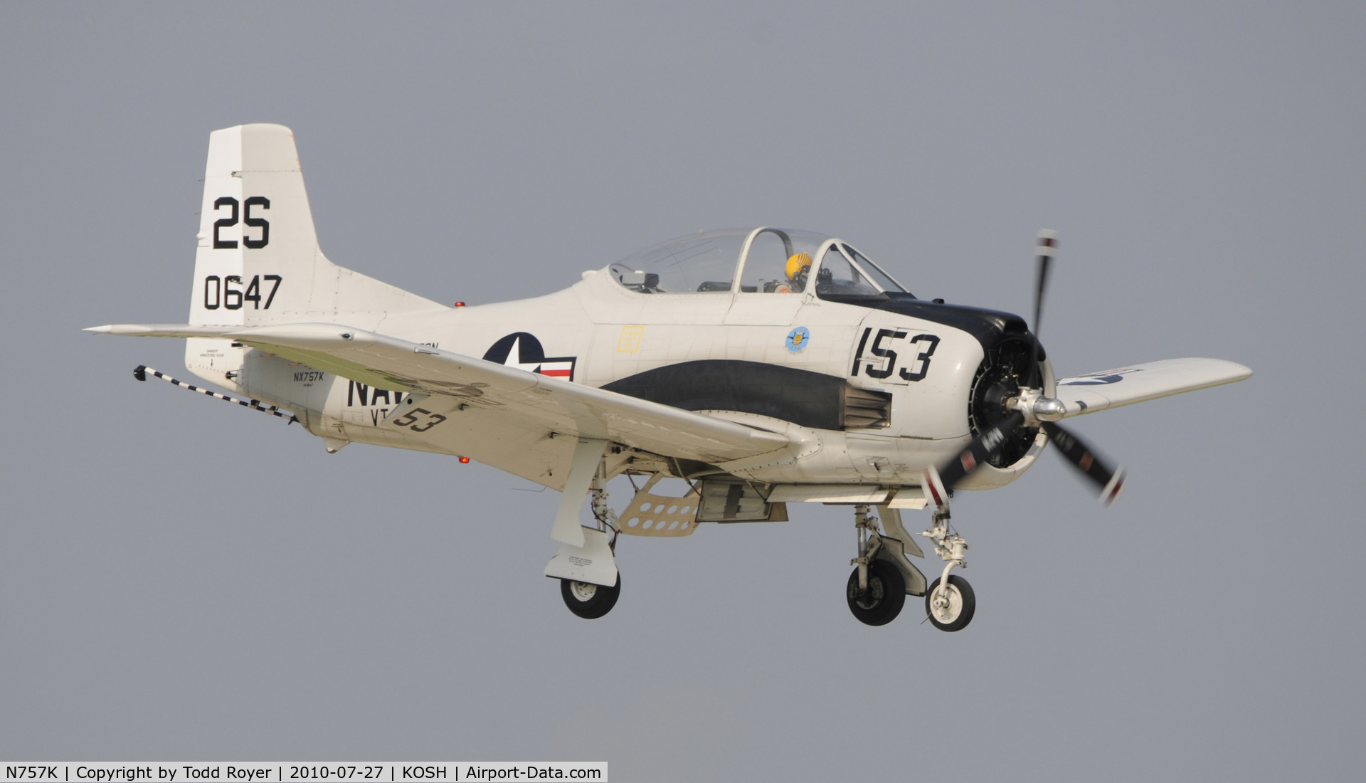 N757K, 1954 North American T-28C Trojan C/N 226-224 (140647), EAA AIRVENTURE 2010