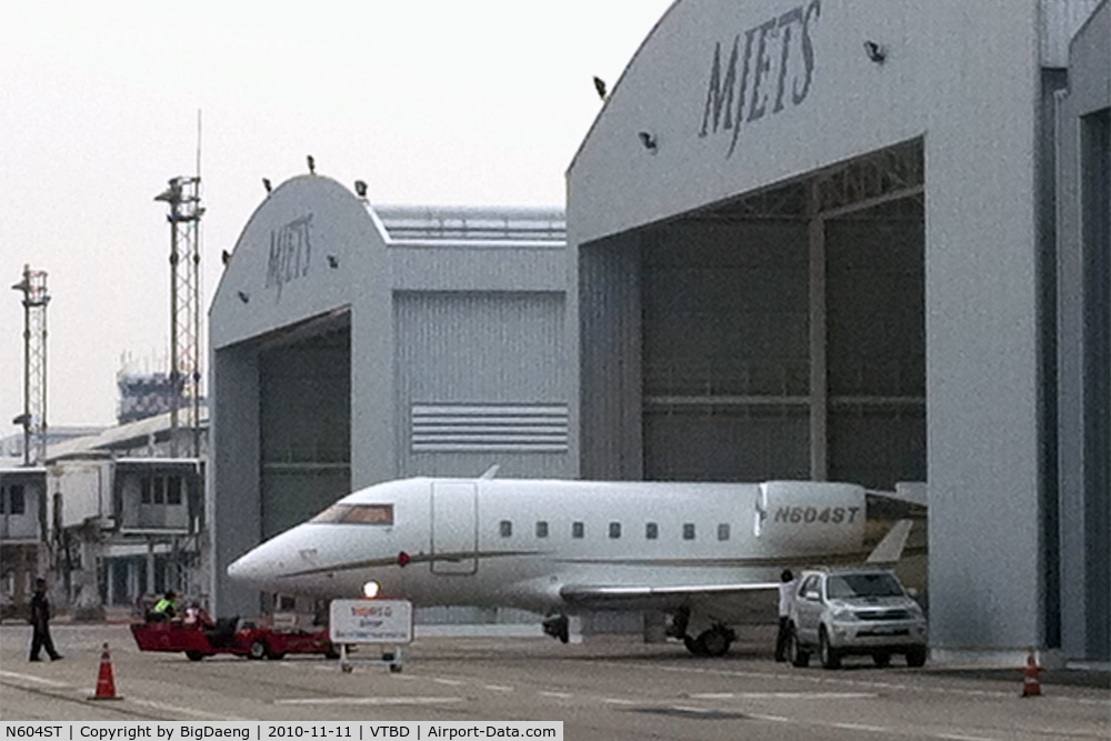 N604ST, 2000 Bombardier Challenger 604 (CL-600-2B16) C/N 5479, More photo ....... still being towed around.