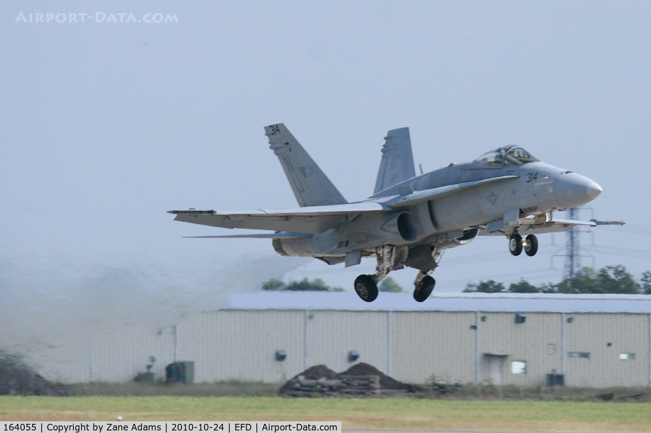 164055, McDonnell Douglas F/A-18A Hornet C/N 0945, At the 2010 Wings Over Houston Airshow