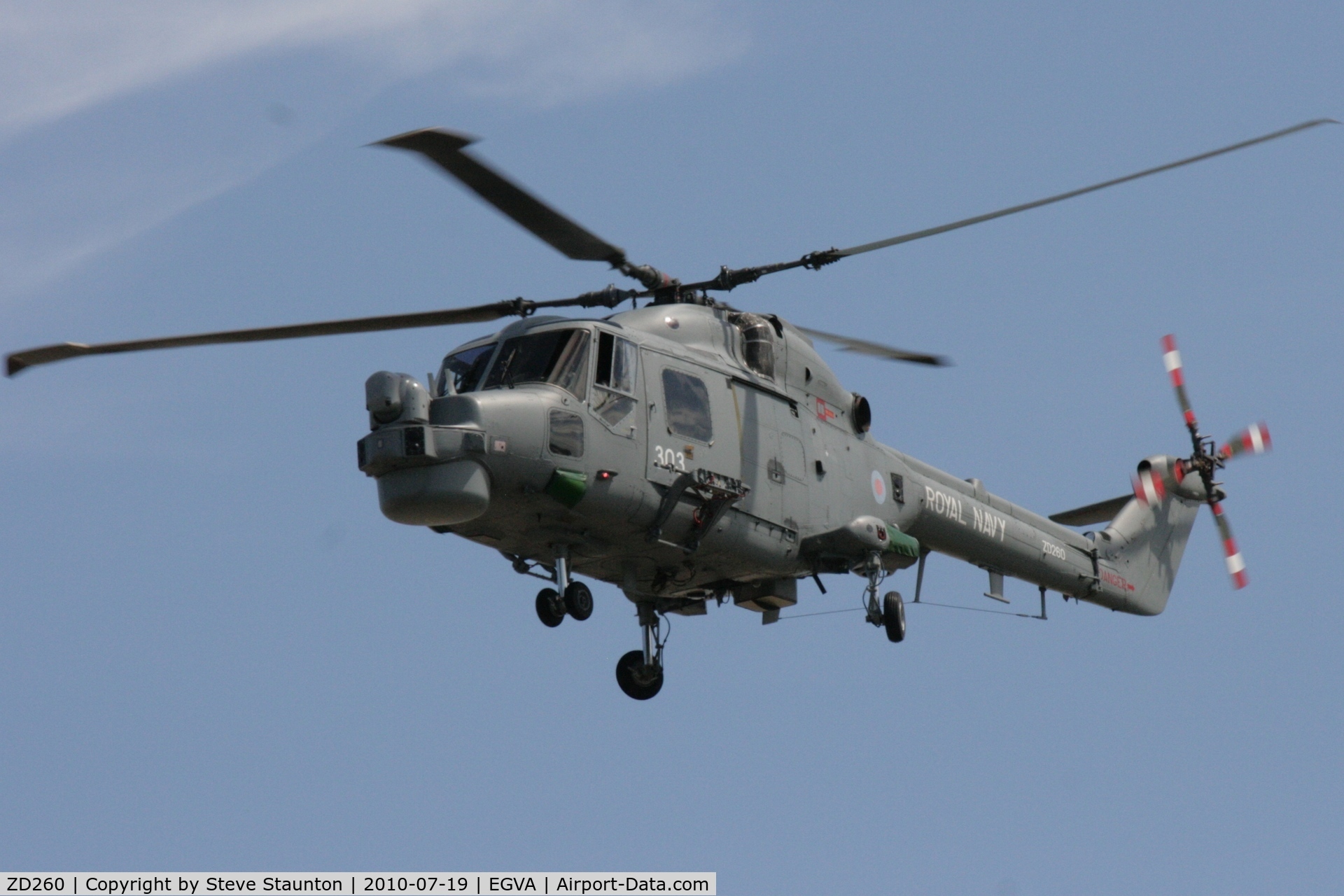 ZD260, 1983 Westland Lynx HAS.8DSP C/N 292, Taken at the Royal International Air Tattoo 2010