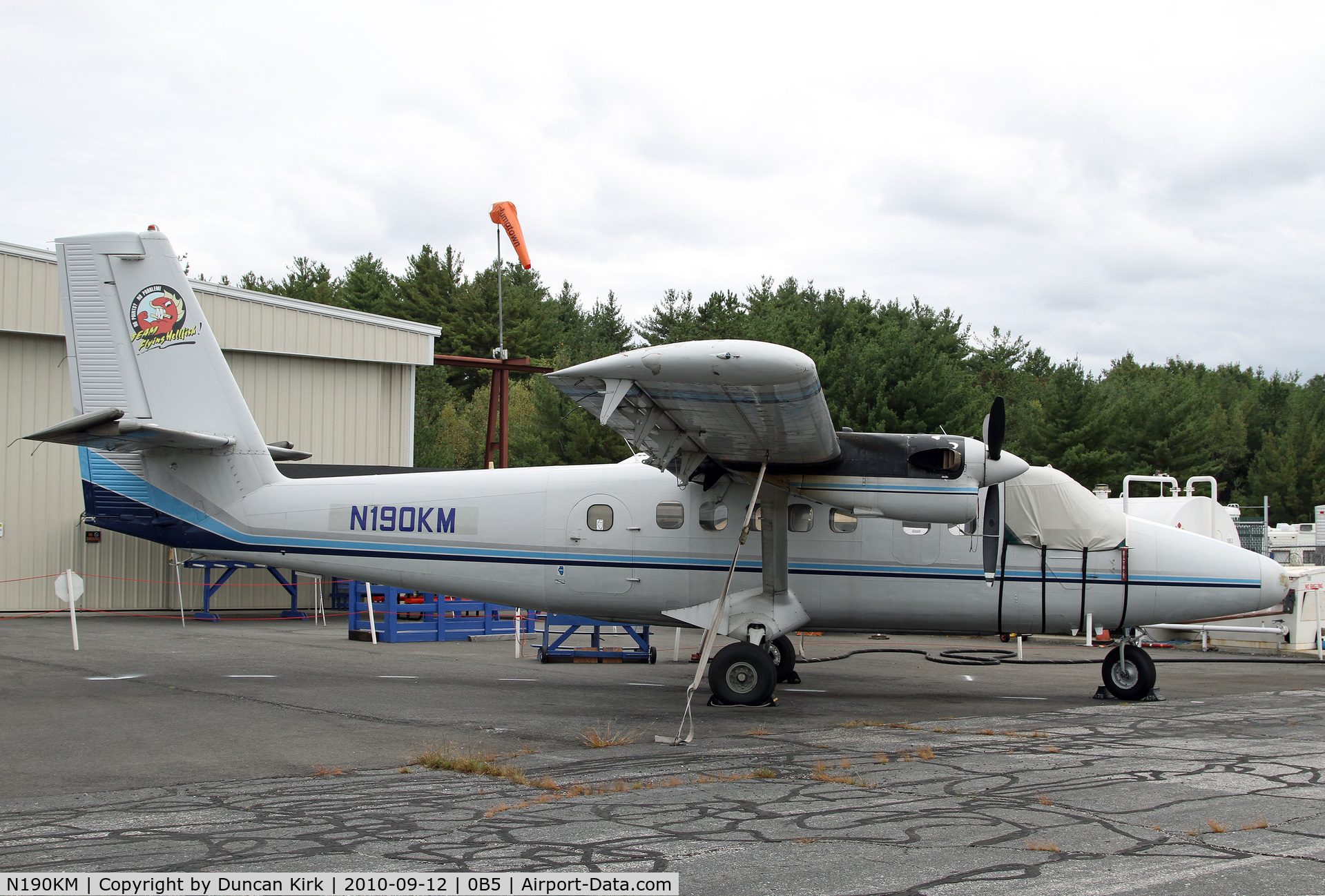 N190KM, 1968 De Havilland Canada DHC-6 Twin Otter C/N 190, No skydiving today!