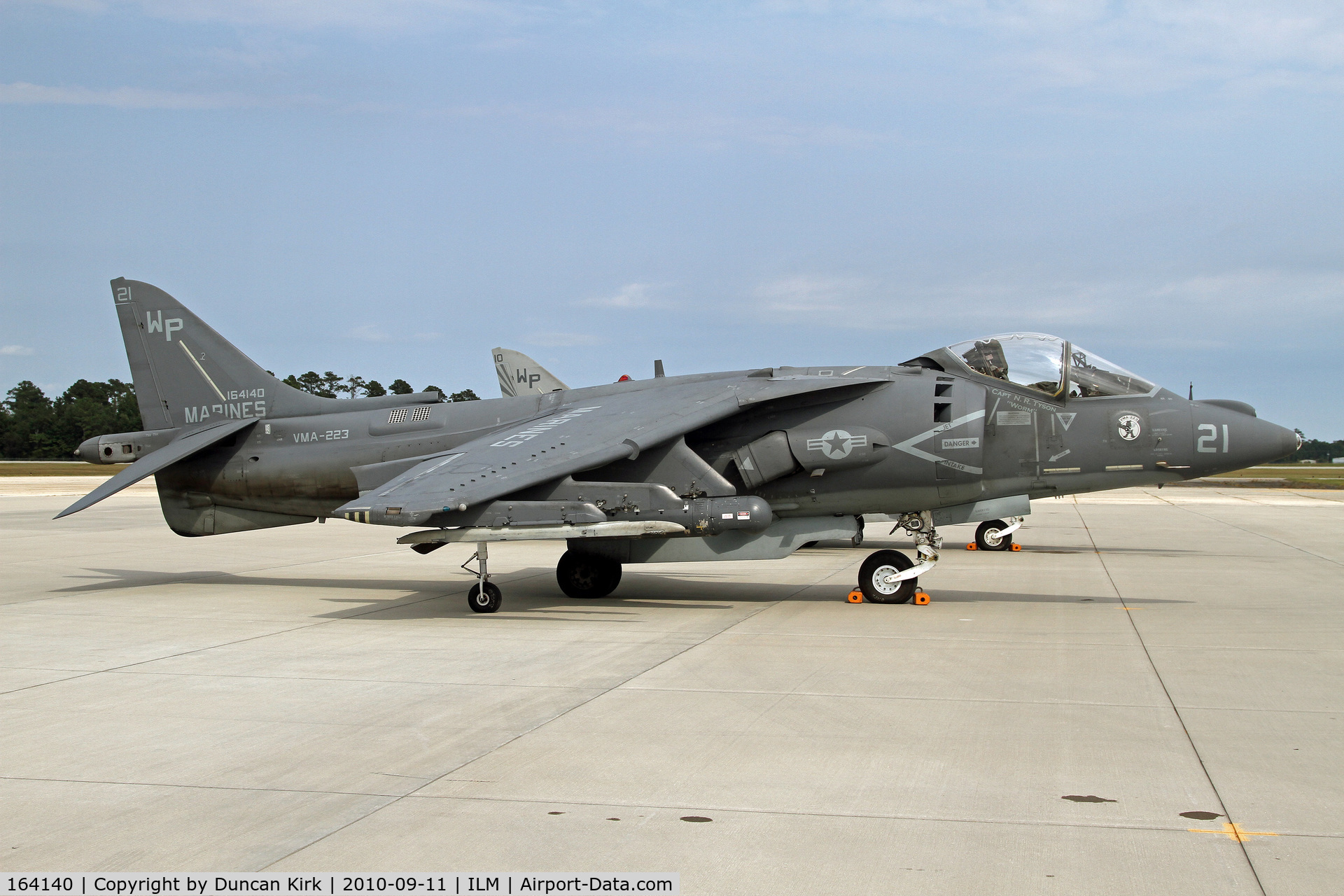 164140, McDonnell Douglas AV-8B Harrier II C/N 213, AV-8B wearing the darker grey colors