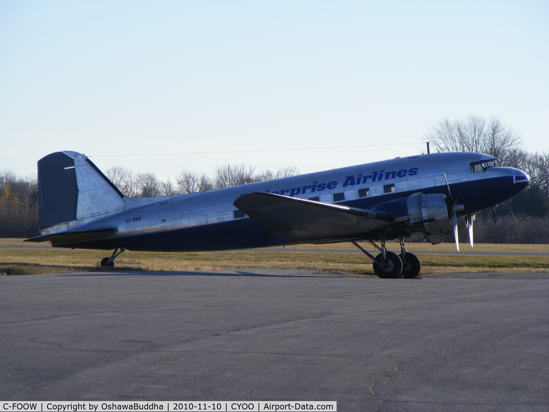 C-FOOW, 1942 Douglas DC3C-S1C3G (C-47A) C/N 13342, One of Enterprise Air's beautiful old piston-pounders!