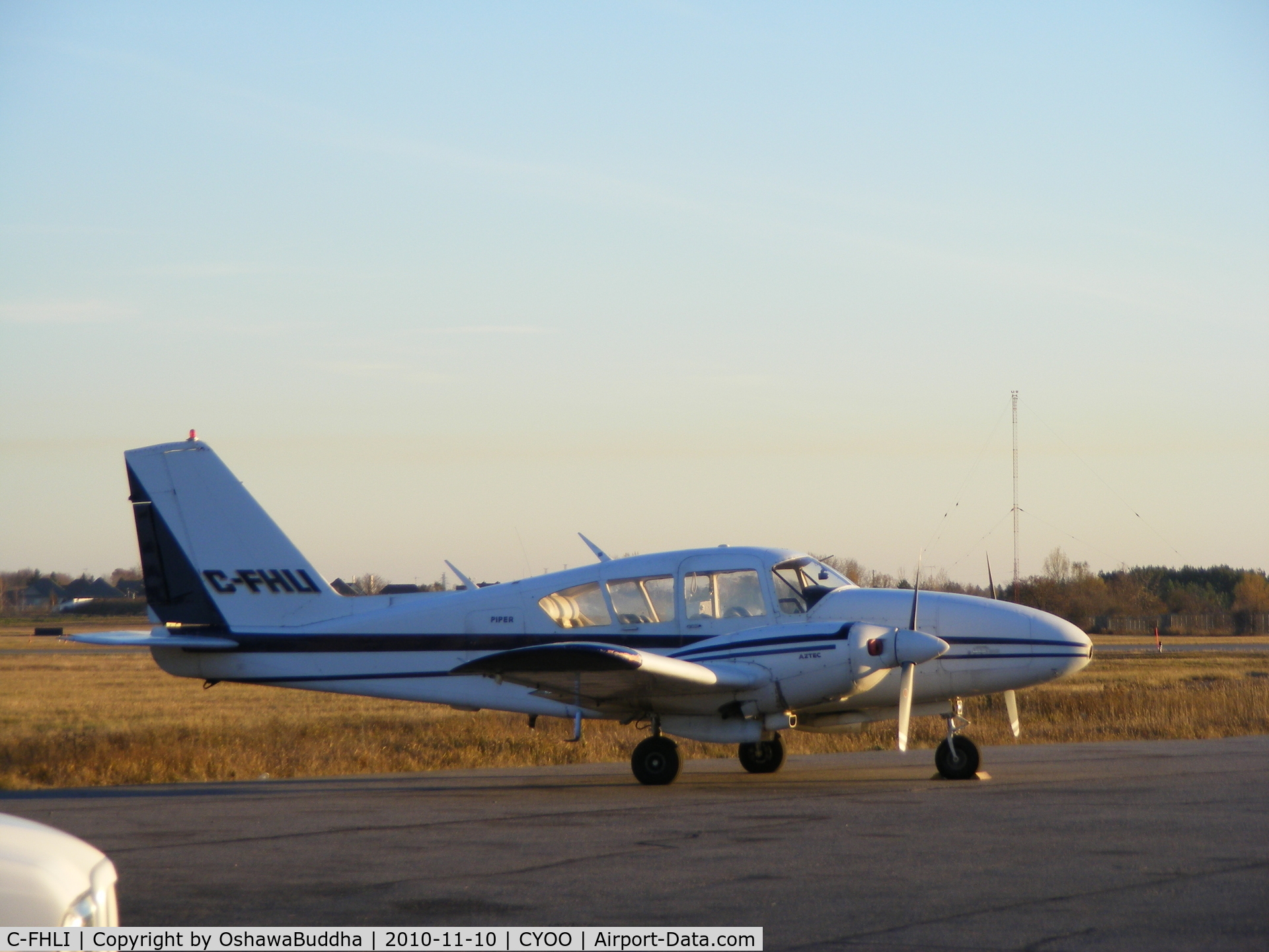 C-FHLI, 1965 Piper PA-23-250 C/N 27-2774, Basking in the sunset...