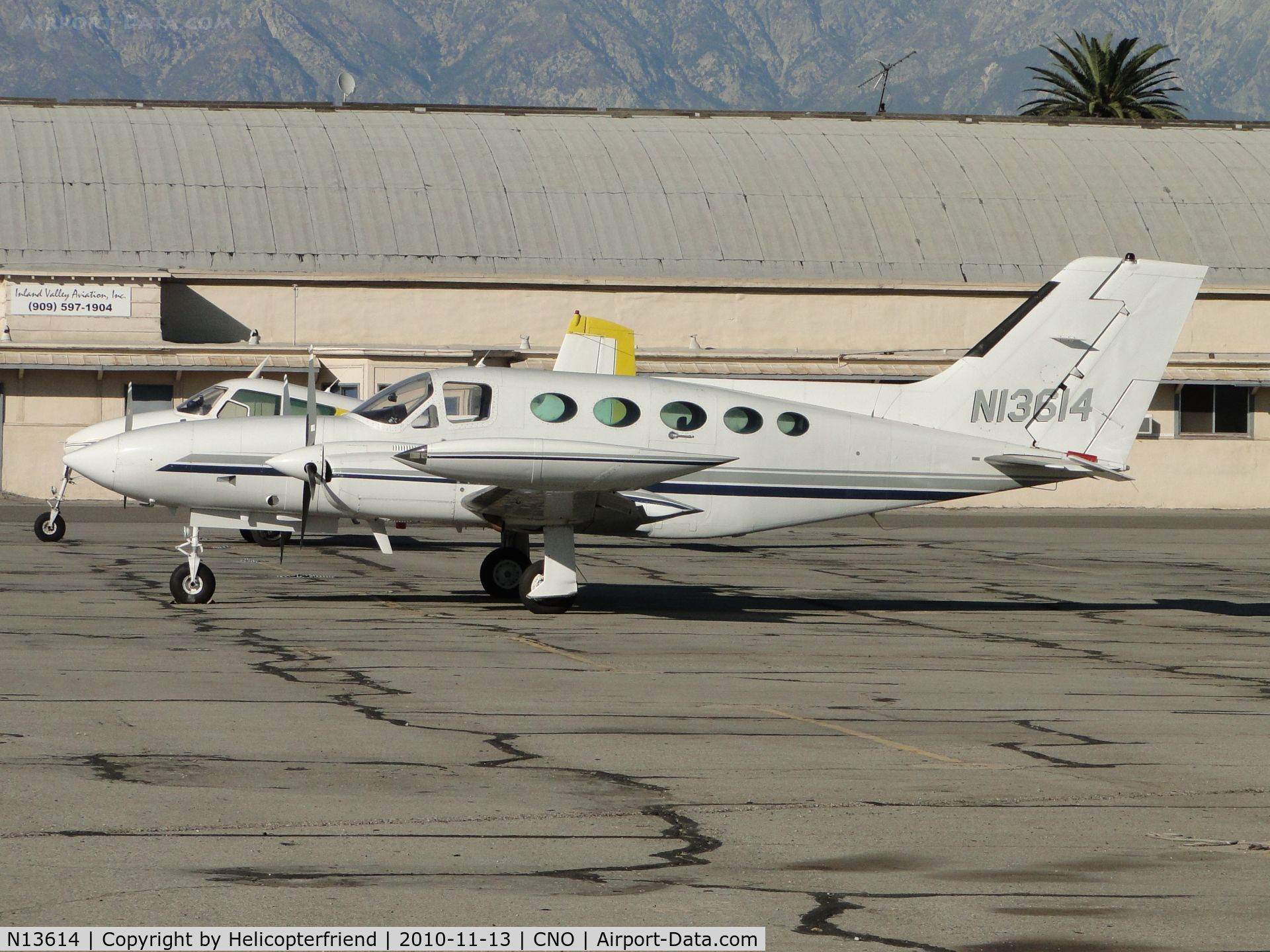 N13614, 1974 Cessna 421B Golden Eagle C/N 421B0610, Parked in the north west parking area