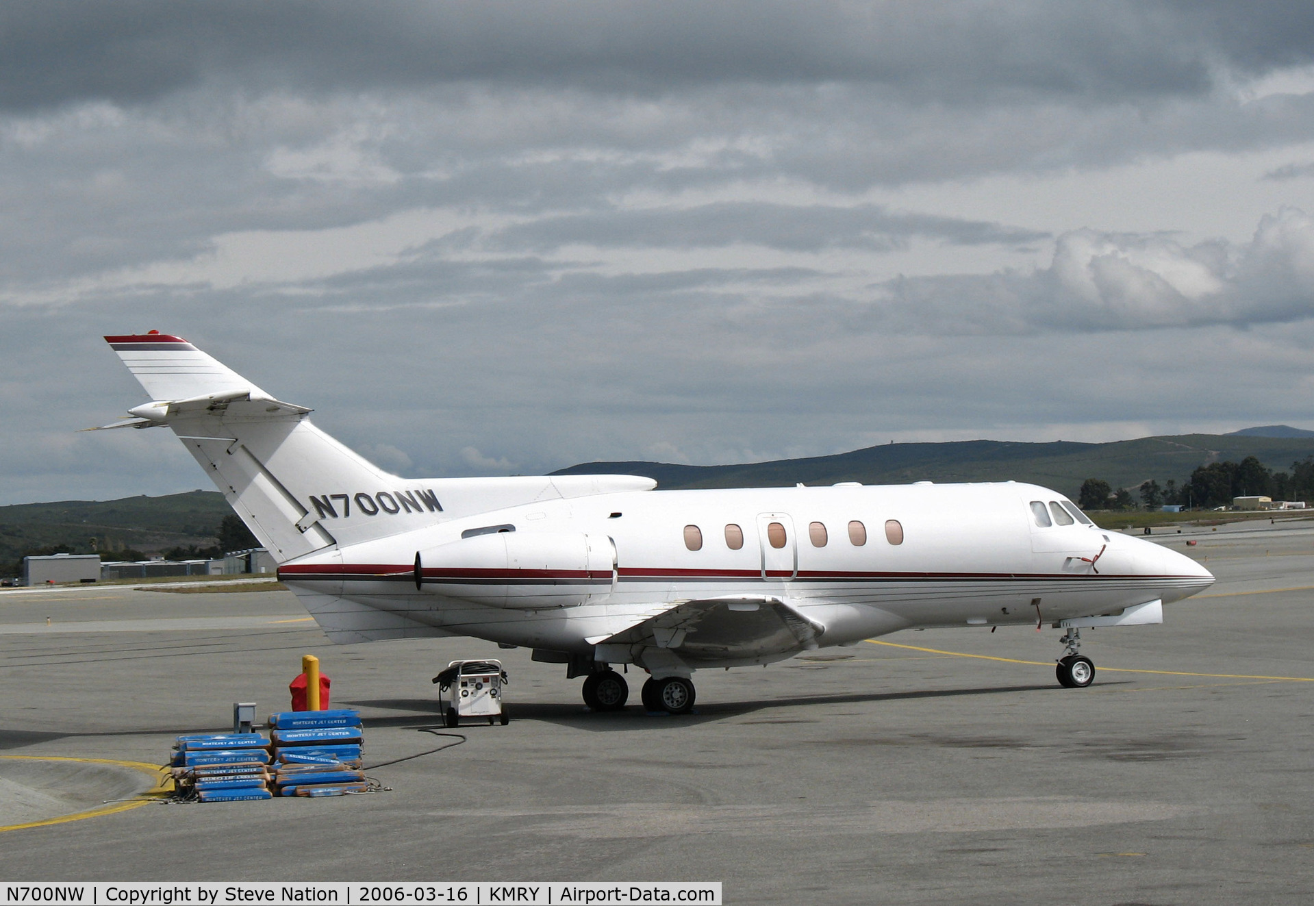 N700NW, British Aerospace HS.125-700A C/N 257063/NA0246, British Aerospace HS-125-700A visiting Monterey, CA