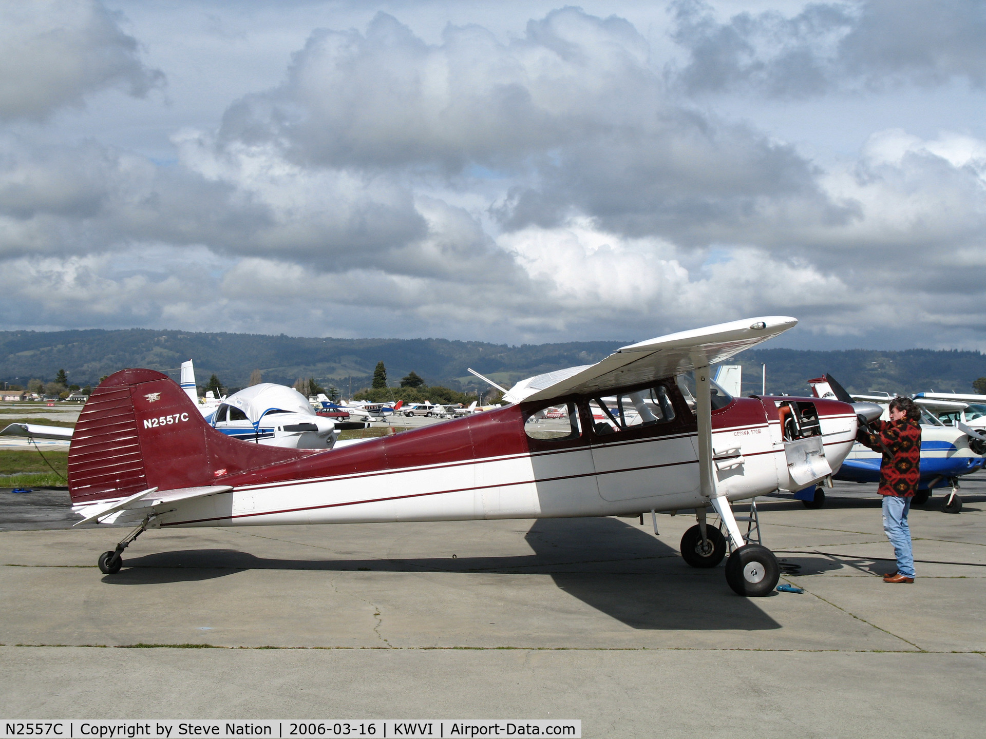 N2557C, 1954 Cessna 170B C/N 26201, 1954 Cessna 170B @ Watsonville, CA