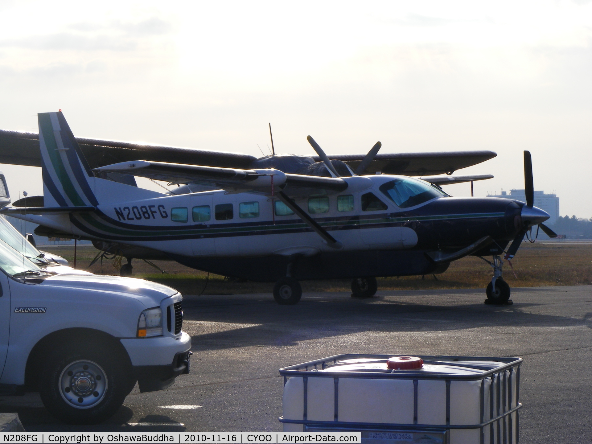 N208FG, 2003 Cessna 208B C/N 208B1021, Yet another visitor to the Enterprise Air's hangers in Oshawa