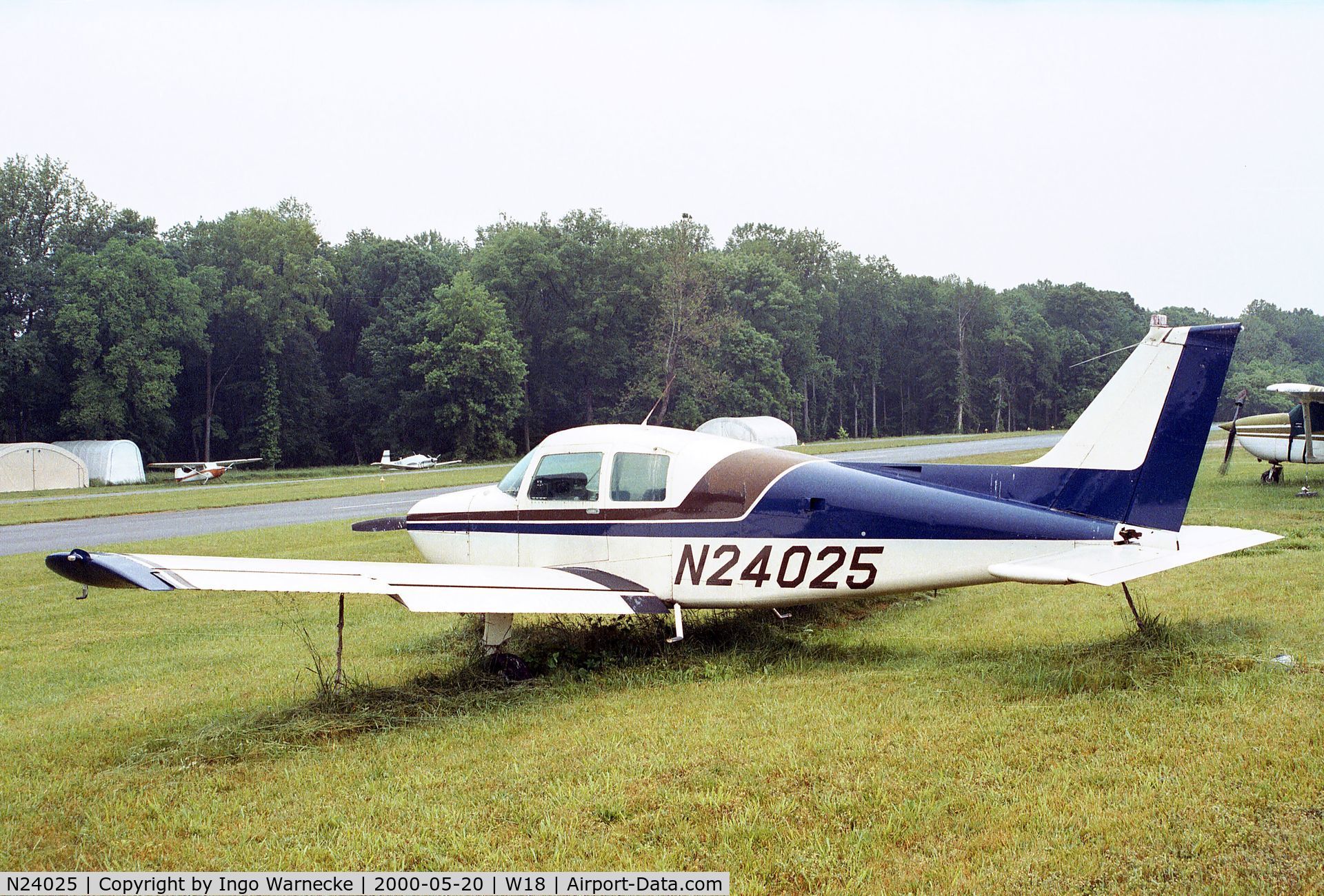 N24025, 1977 Beech B19 Sport 150 C/N MB-839, Beechcraft B19 Sport 150 at Suburban Airport, Laurel MD