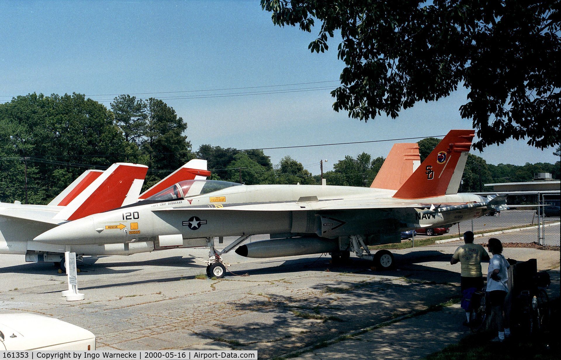 161353, McDonnell Douglas F/A-18A Hornet C/N 0021, McDonnell Douglas F/A-18A Hornet at the Patuxent River Naval Air Museum