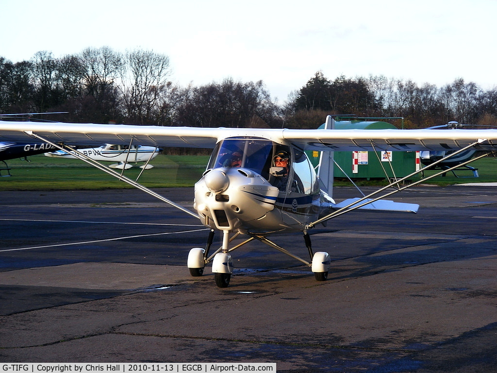 G-TIFG, 2010 Comco Ikarus C42 FB80 C/N 1009-7119, brand new IKARUS C42 FB80,only been on the UK register for 5 weeks