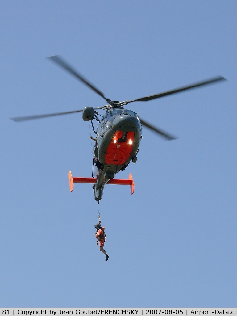 81, Aerospatiale AS-365N Dauphin C/N 6081, Eurocopter AS-365N-2 Dauphin 2
France - Navy