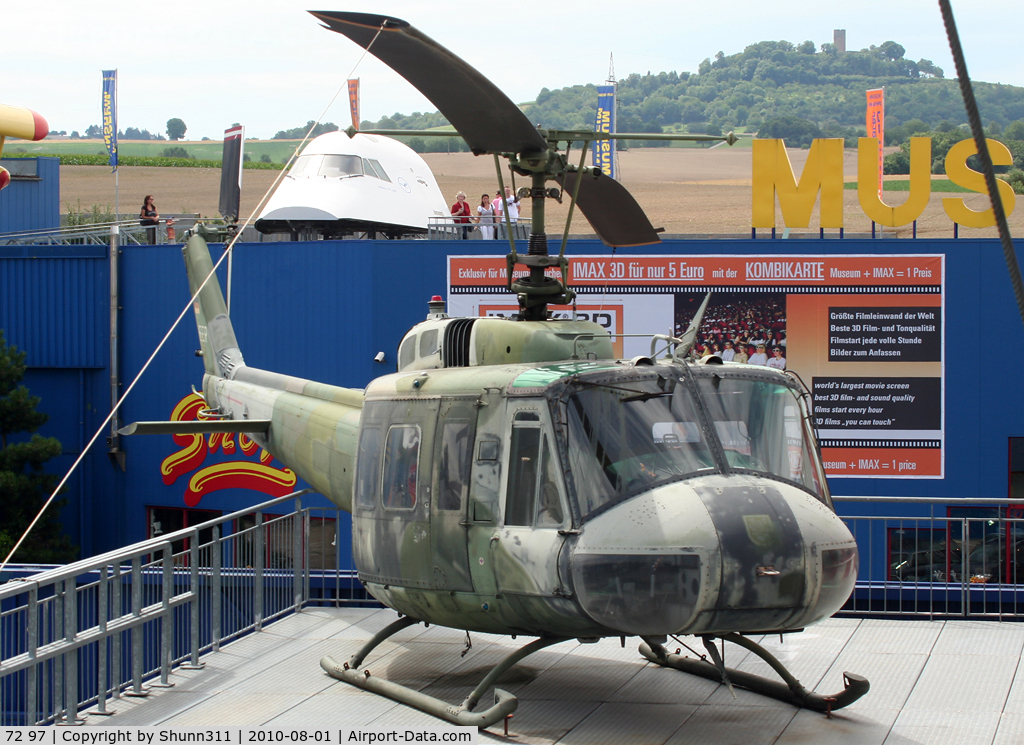 72 97, Bell (Dornier) UH-1D Iroquois (205) C/N 8417, S/n 8417 - Ex. German Air Force Bell UH-1D Huey preserved @ Sinsheim Museum...
