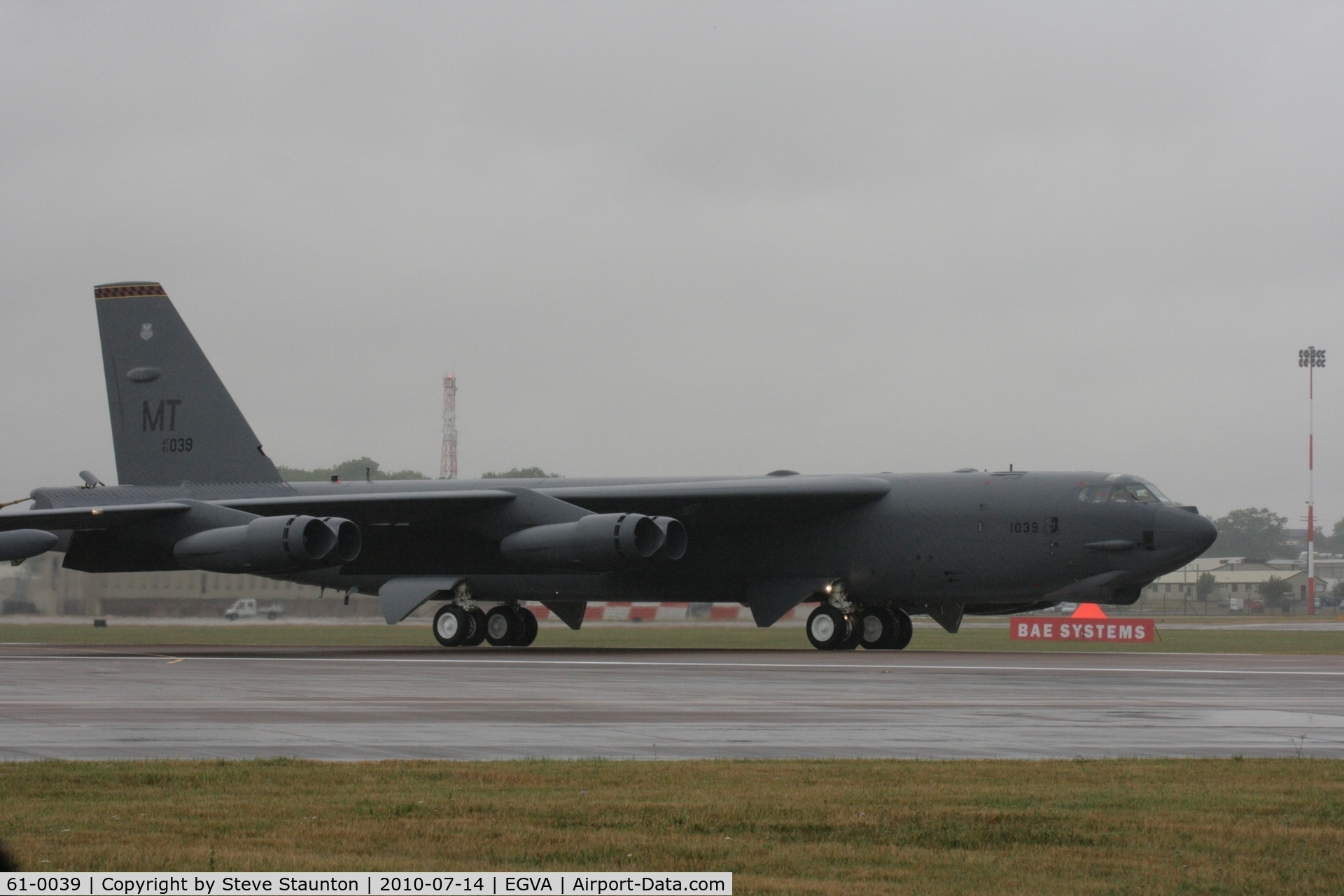 61-0039, 1961 Boeing B-52H Stratofortress C/N 464466, Taken at the Royal International Air Tattoo 2010