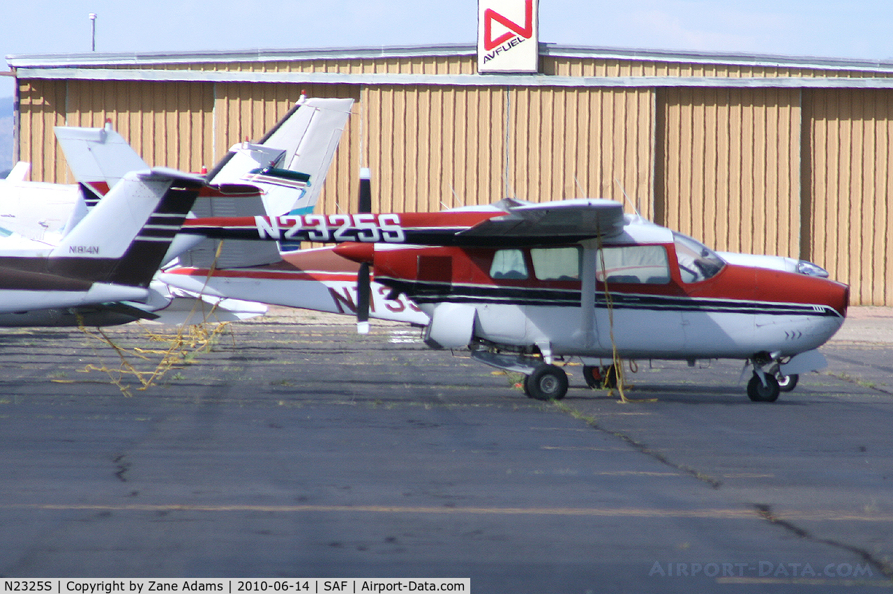 N2325S, 1967 Cessna T337B Turbo Super Skymaster C/N 337-0625, At Santa Fe Municipal Airport, Santa Fe, NM