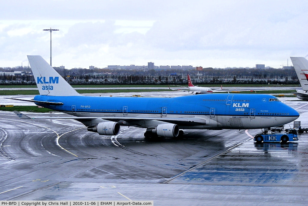 PH-BFD, 1989 Boeing 747-406BC C/N 24001, KLM Royal Dutch Airlines