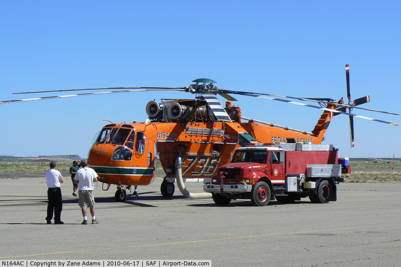 N164AC, 1968 Sikorsky S-64E C/N 64034D, At Santa Fe Municipal Airport - Santa Fe, NM