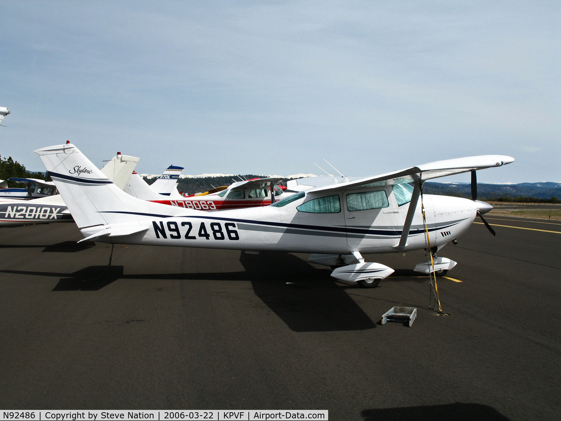 N92486, 1970 Cessna 182N Skylane C/N 18260227, Locally-base 1970 Cessna 182N @ Placerville, CA (to owner in Issaquah, WA by Jun 2008)