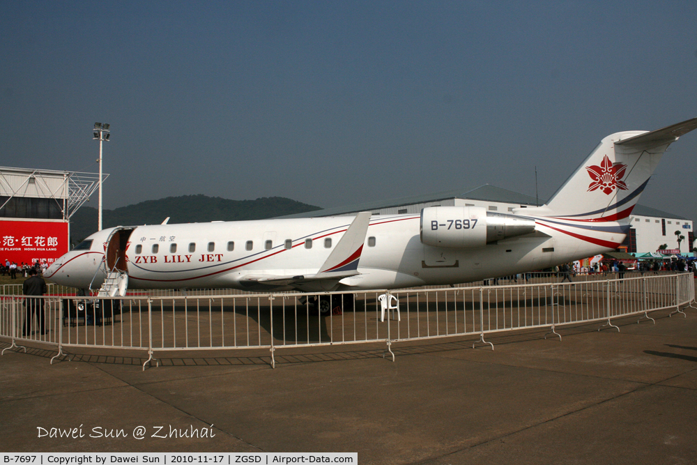 B-7697, 2008 Bombardier CRJ-200LR (CL-600-2B19) C/N 8089, zhuhai airshow