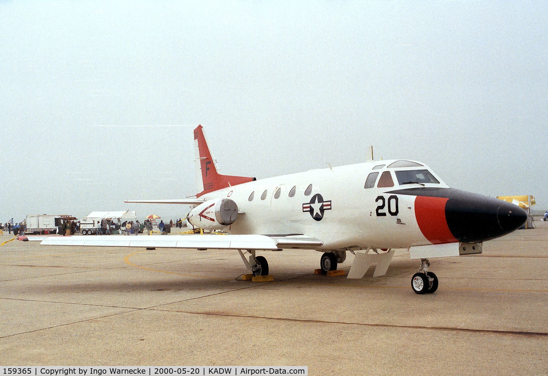 159365, North American Rockwell CT-39G Sabreliner C/N 306-70, North American Rockwell CT-39G Sabreliner of the US Navy at Andrews AFB during Armed Forces Day