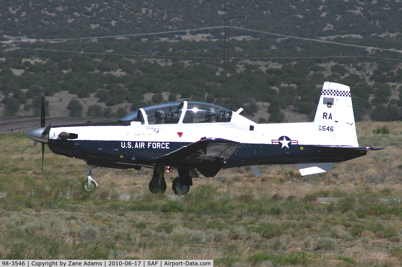 98-3546, Raytheon T-6A Texan II C/N PT-50, At Santa Fe Municipal Airport - Santa Fe, NM