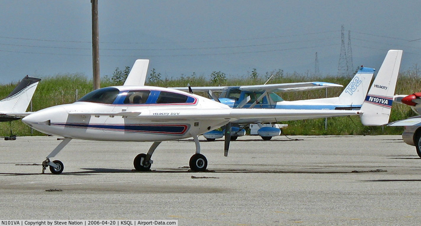 N101VA, 1999 Velocity Velocity C/N SFD 001, 1999 Velocity @ San Carlos, CA (to owner in Port Orange, FL by Mar 2010)