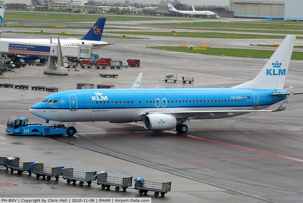 PH-BXV, 2007 Boeing 737-8K2 C/N 30370, KLM Royal Dutch Airlines