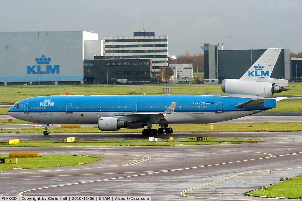 PH-KCD, 1994 McDonnell Douglas MD-11 C/N 48558, KLM Royal Dutch Airlines