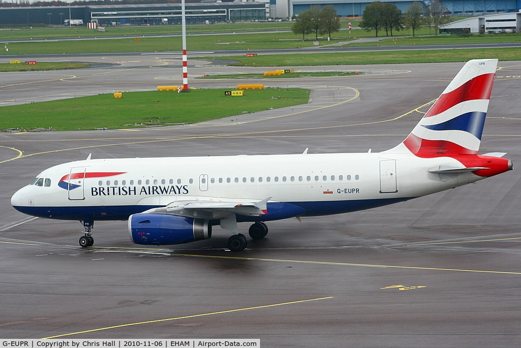 G-EUPR, 2000 Airbus A319-131 C/N 1329, British Airways